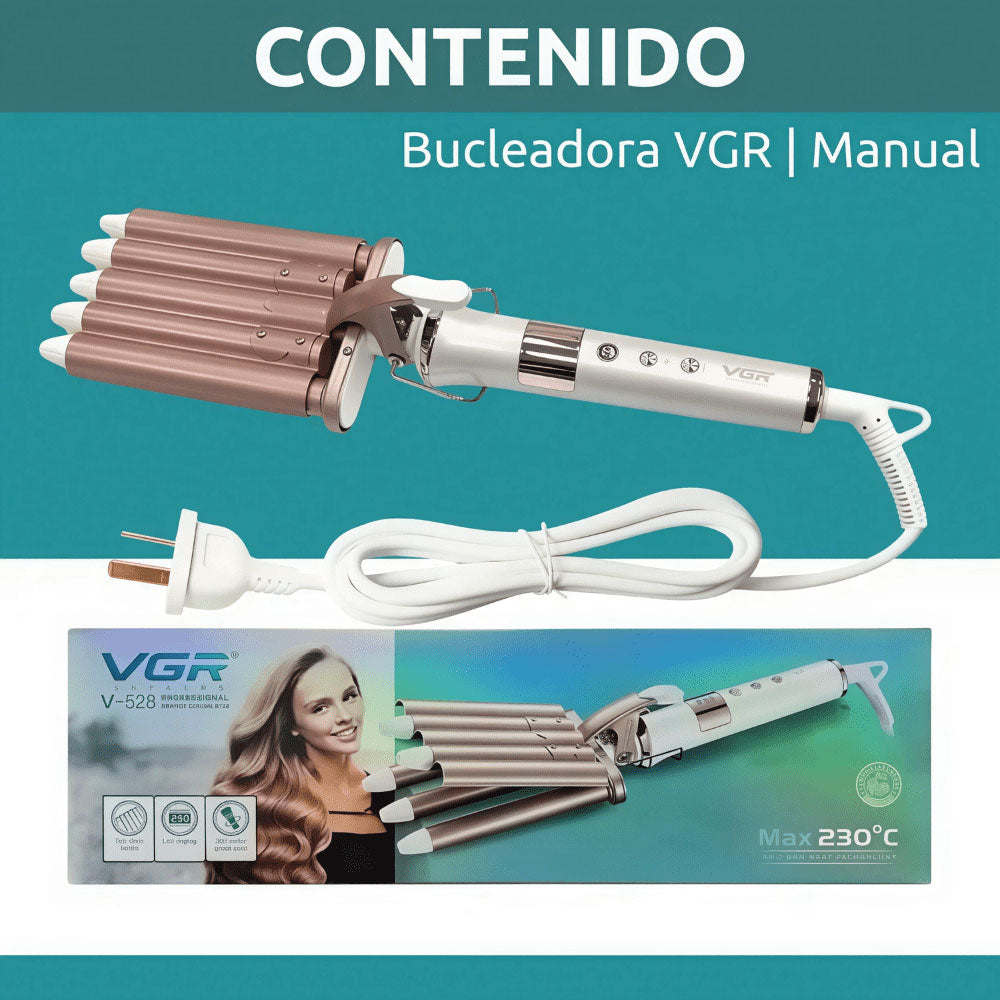 VGR V-528 Professional Hair Barrel Curling Iron