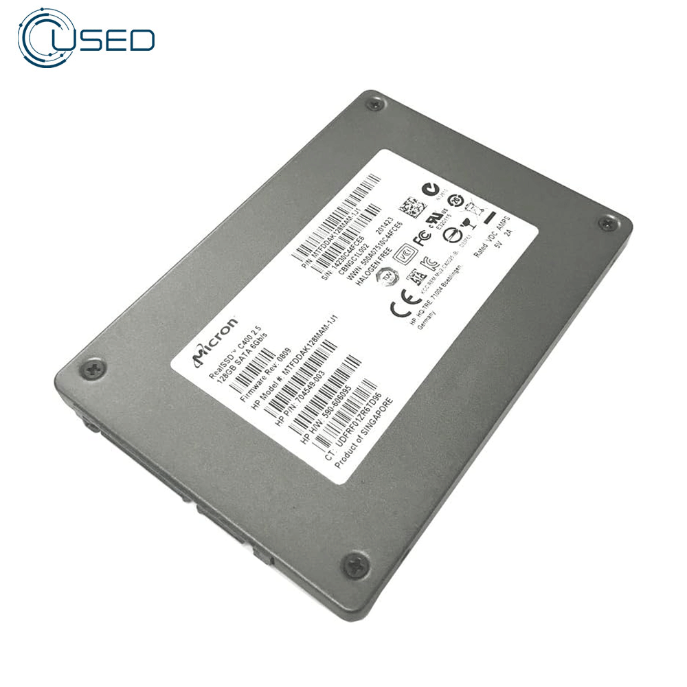 Micron 128GB 2.5 Inch SATA SSD (Original Used)