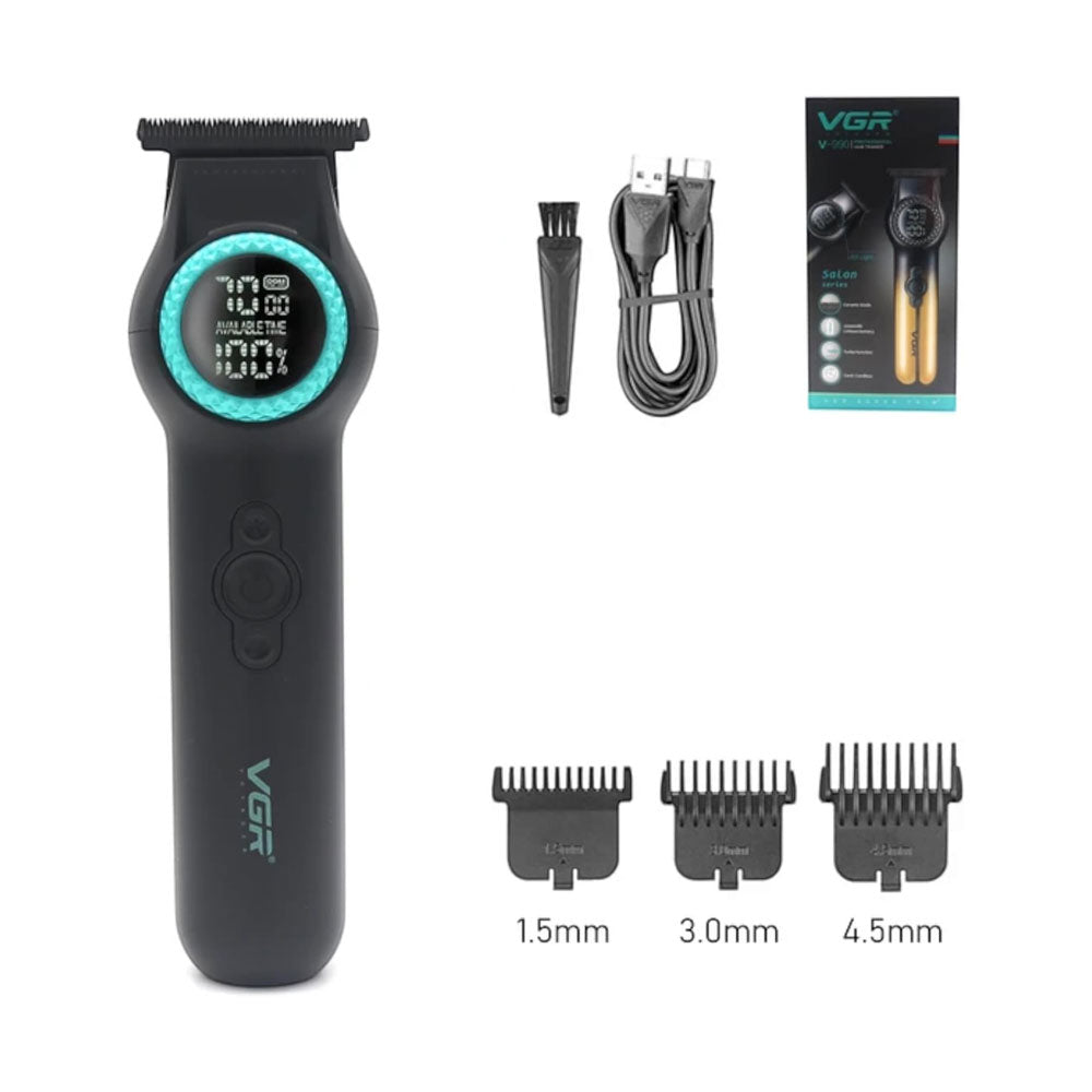 VGR V-990 Professional Hair Trimmer - Black