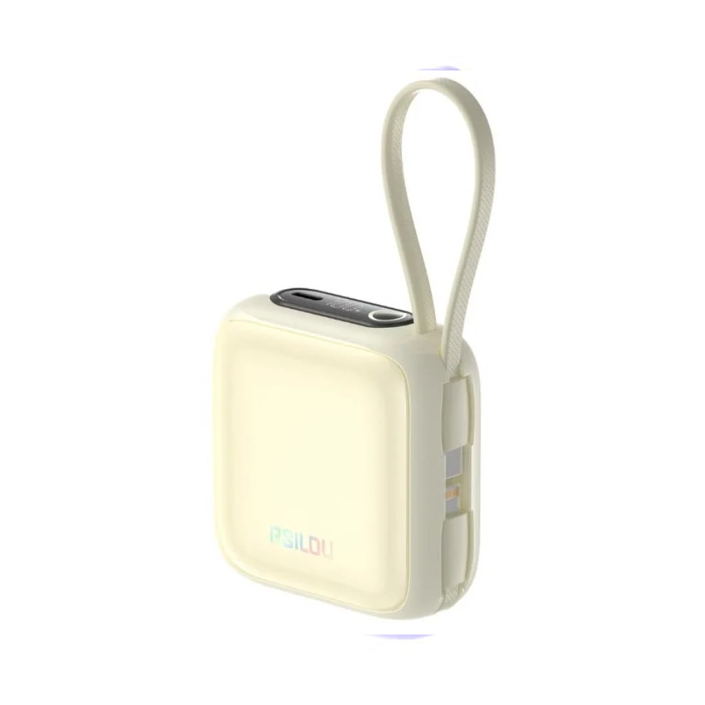 Rsilou Mini R1021-001 22.5W Power Bank 10000mAh - Off White