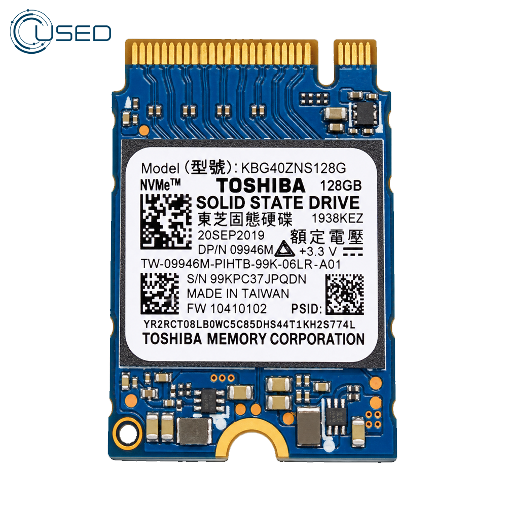 Toshiba 128GB NVMe M.2 SSD 2230 (Original Used)