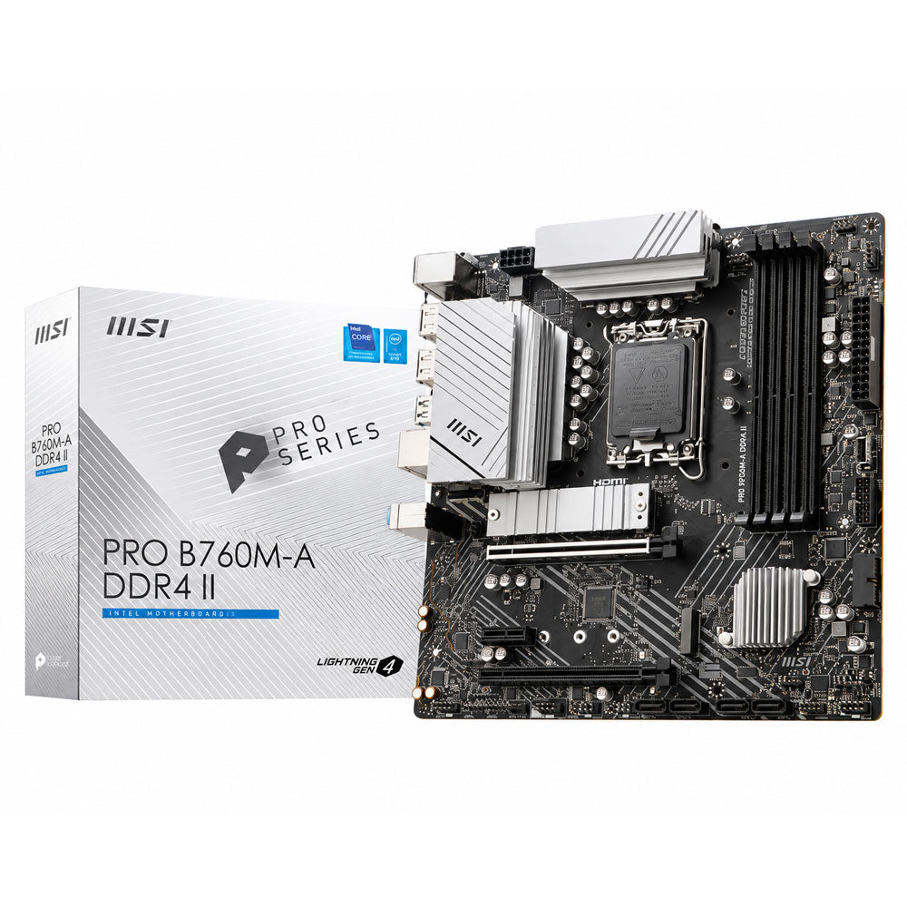 MSI PRO B760M-A DDR4 II Intel LGA 1700 Motherboard