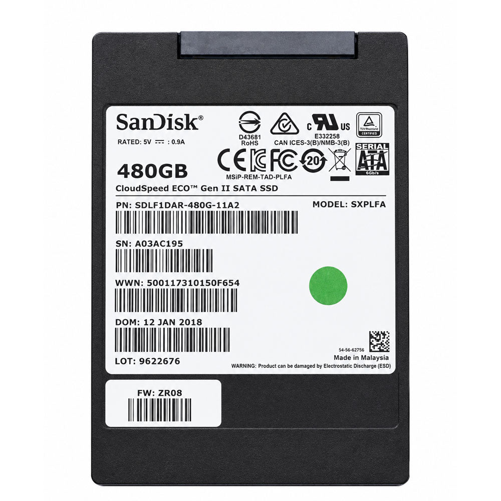 SanDisk 480GB 2.5 Inch SATA SSD (Original Used)