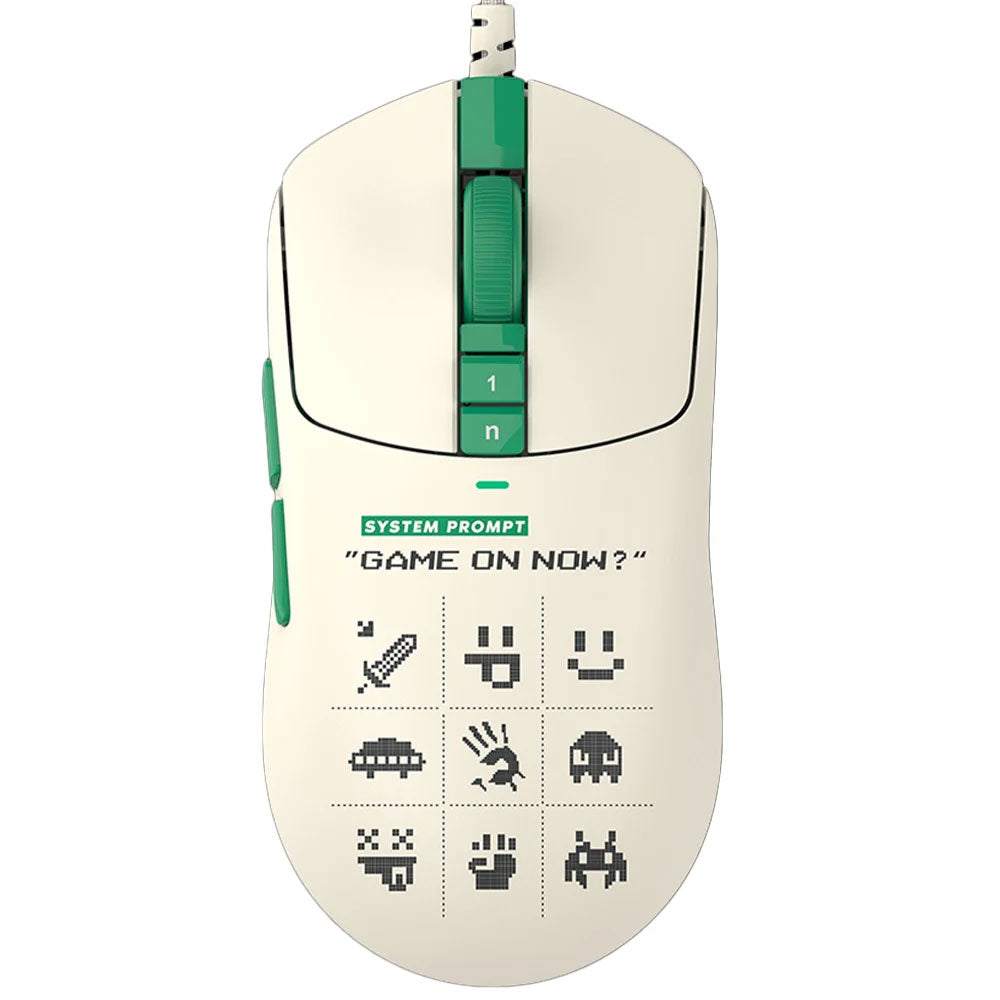 Bloody W72 Ultra Wired Gaming Mouse 2000DPI - Green