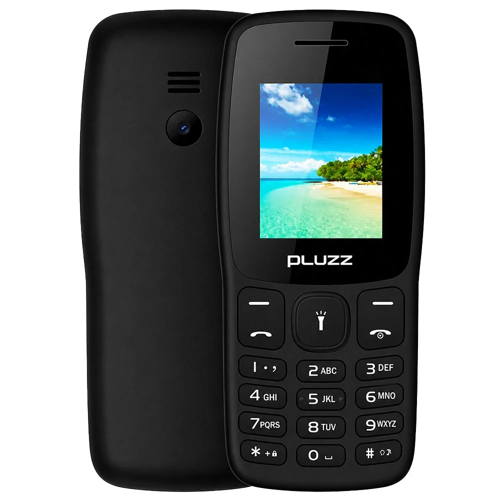 Pluzz Hero P5160c Dual Sim + Camera Mobile Phone - Black