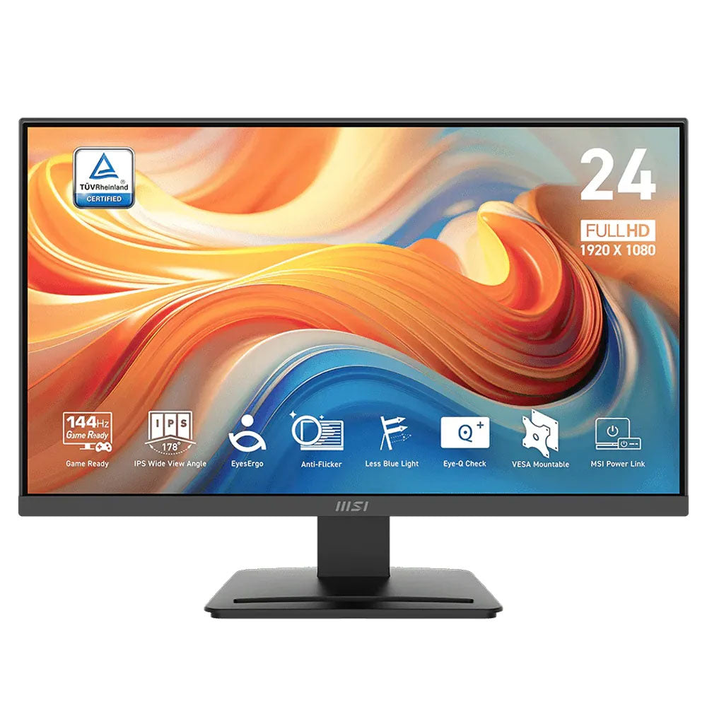 MSI PRO MP243L E14 24-Inch Business Monitor (Flat IPS - 144Hz) (HDMI - VGA)