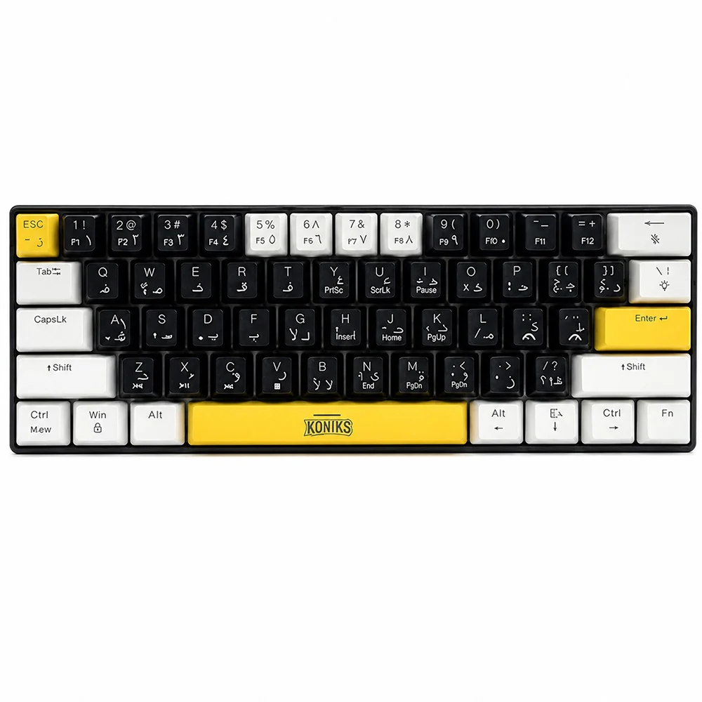Koniks GMK236 Blue Switch RGB Wired Mechanical Gaming Keyboard