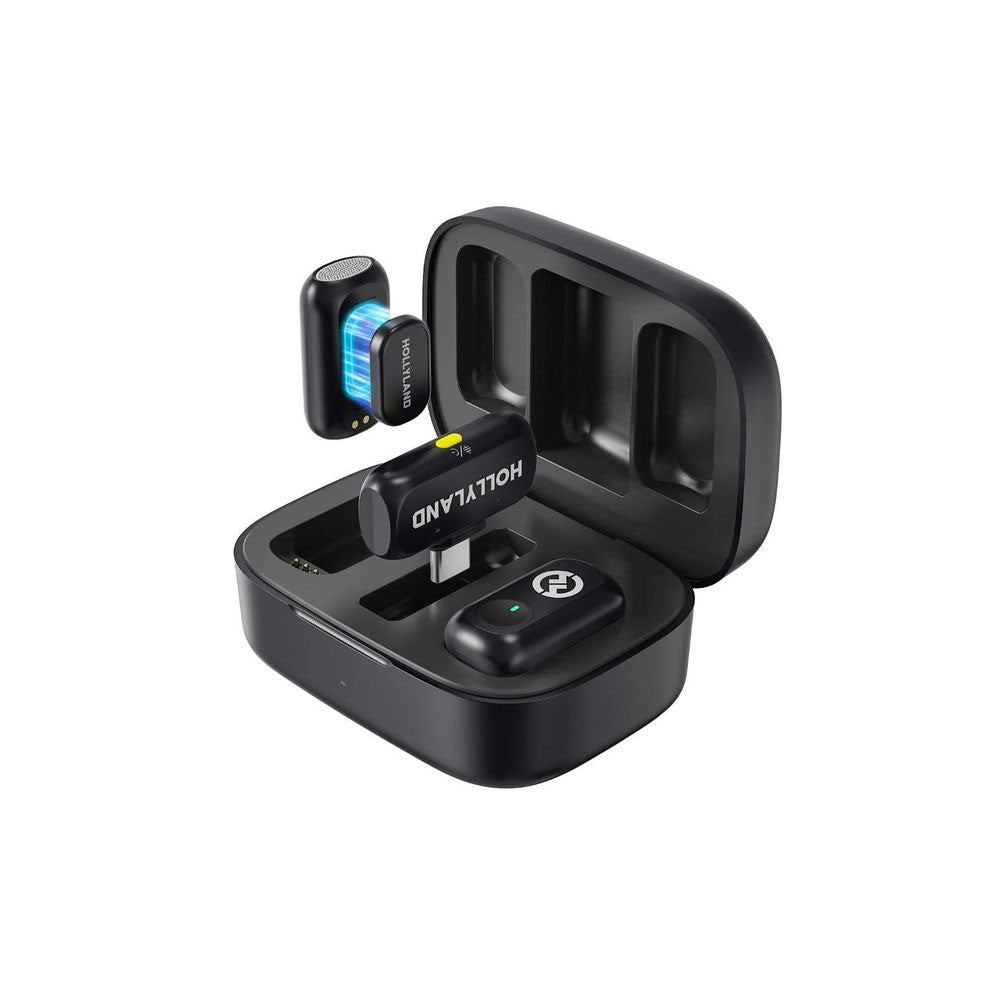 Hollyland Lark A1 Duo Type-C Wireless Lavalier Microphone System - Space Gray