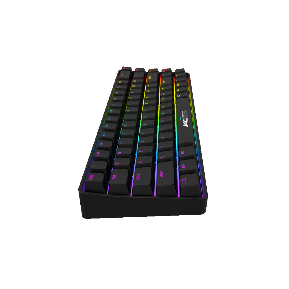 Jedel KL-167 Yellow Switch Wired Mechanical Gaming Keyboard