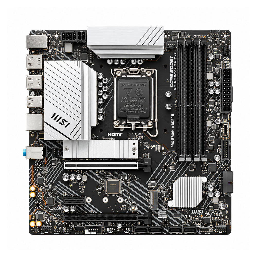 MSI PRO B760M-A DDR4 II Intel LGA 1700 Motherboard