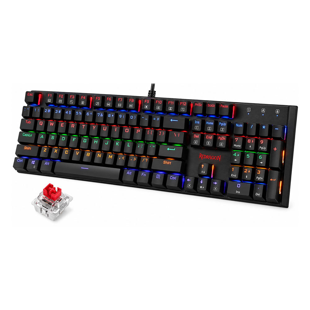 Redragon Rudra K565R-1 Red Switch Wired Mechanical Gaming Keyboard
