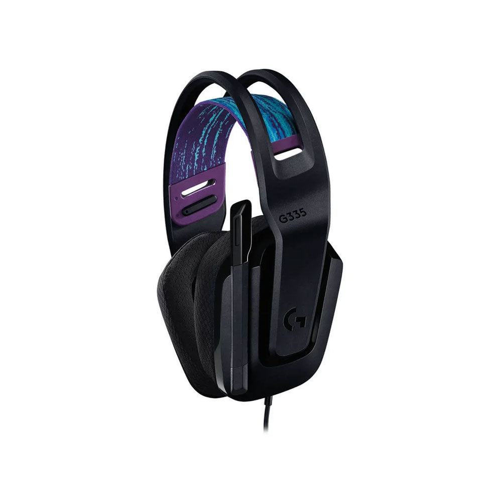 Logitech G335 Wired Gaming Headphone (One Socket 3.5mm With Convert) - Black