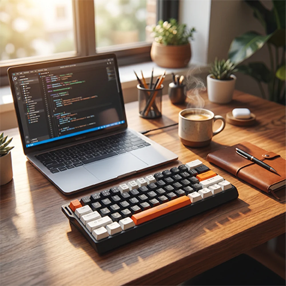 Koniks GMK311A Blue Switch RGB Wired/Wireless Mechanical Gaming Keyboard