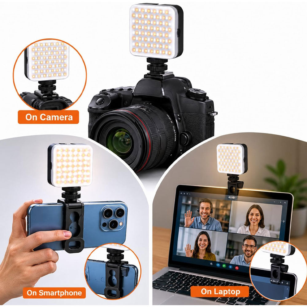 Plokama D80 Rechargeable  LED Light 7cm x 7cm