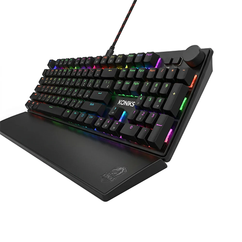 Koniks GMK249 Blue Switch RGB Wired Mechanical Gaming Keyboard