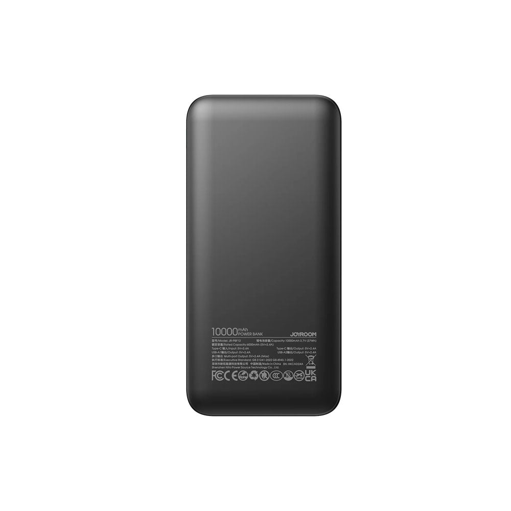 Joyroom JR-PBF12 2.4A LED Power Bank 10000mAh - Black