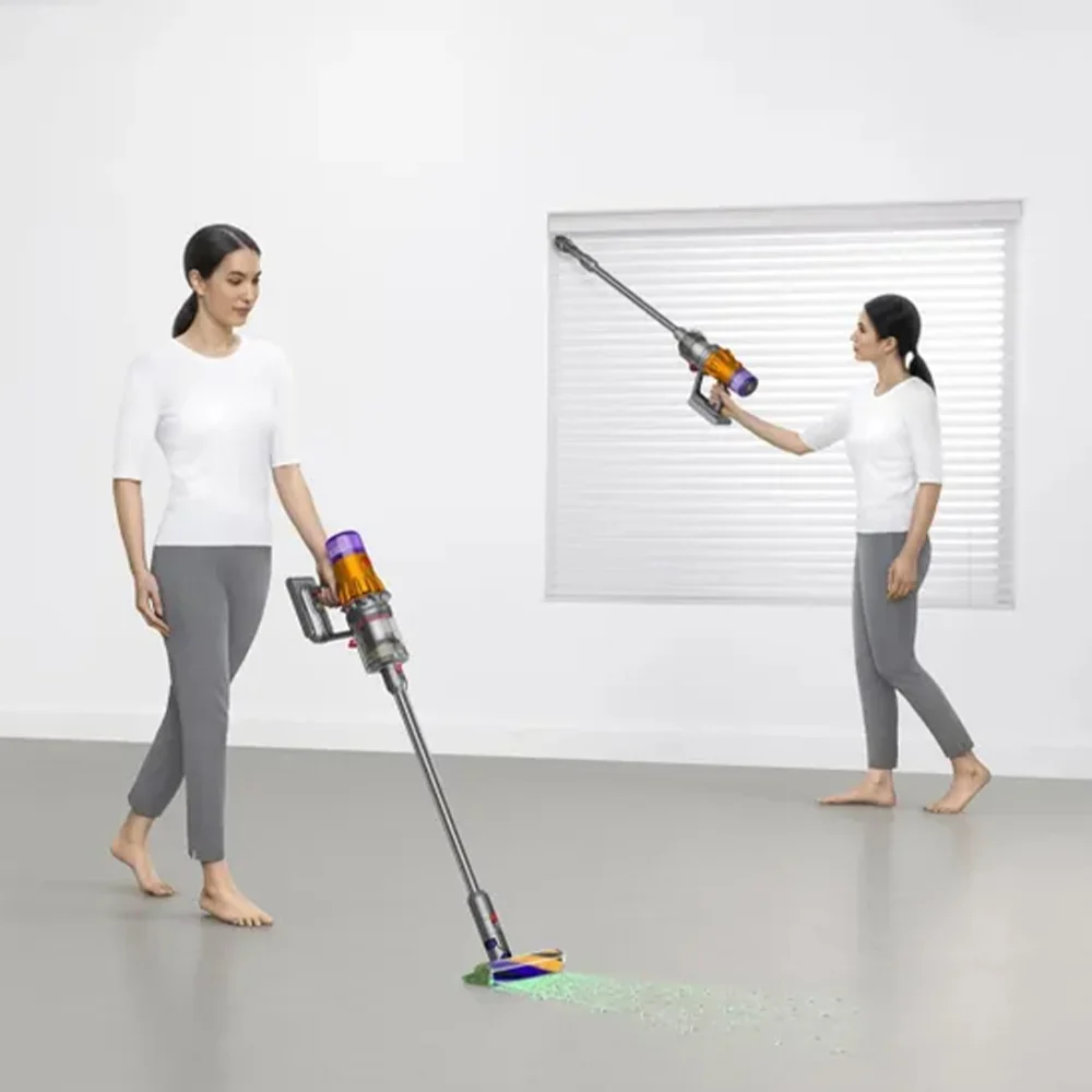 Dyson V12 Detect Slim Absolute Cordless Vacuum Cleaner 0.35L 545W - Yellow/Nickel