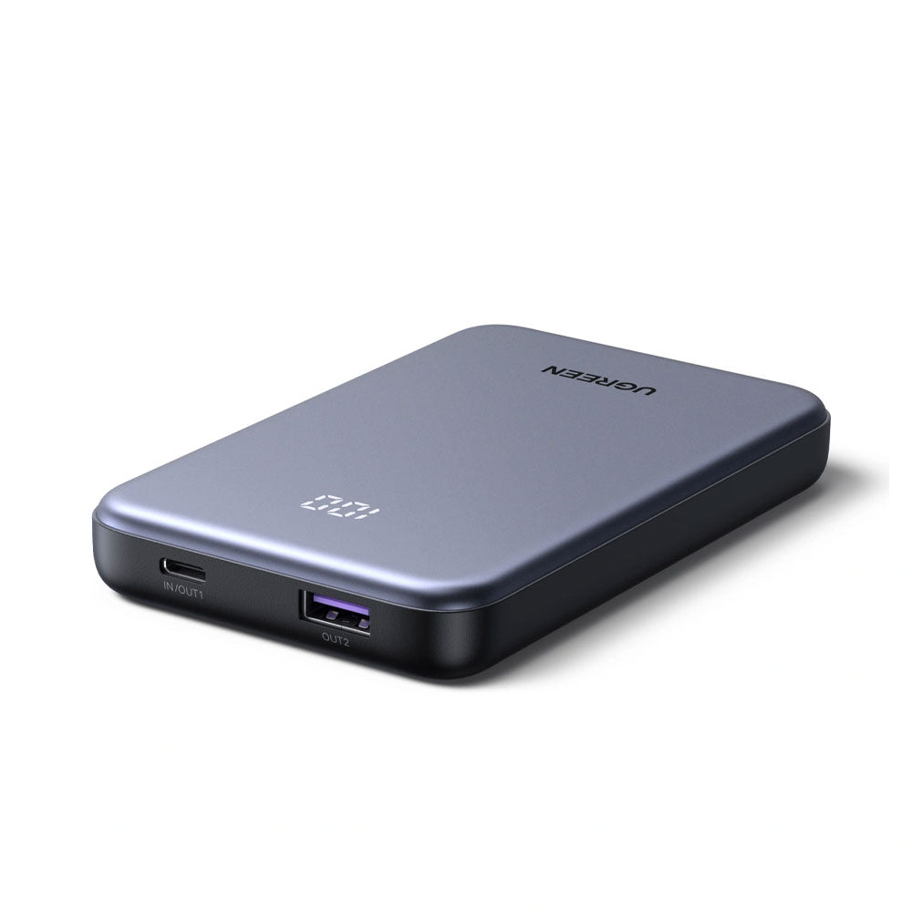 Ugreen PB507 75131B 20W IOS / 22.5W Android Fast Charging Power Bank 10000mAh - Gray