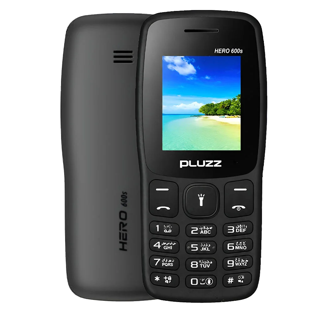Pluzz Hero 600s Dual Sim Mobile Phone - Black
