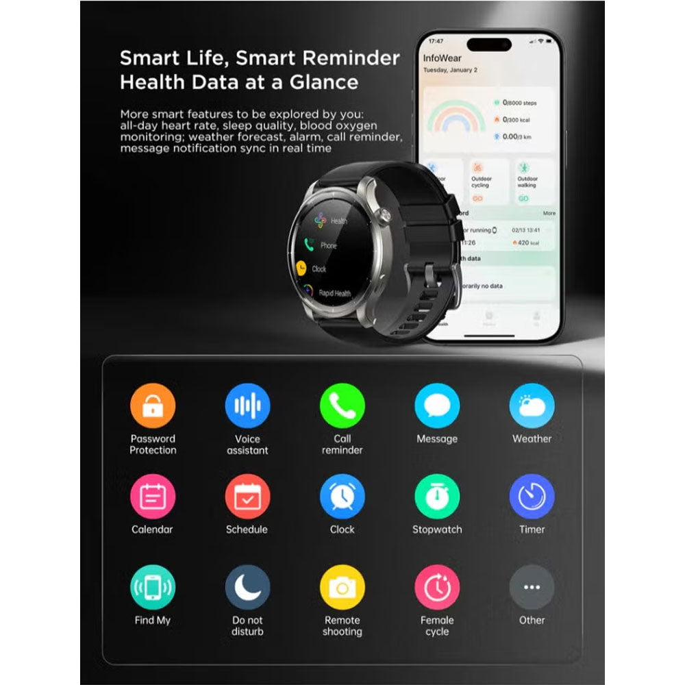 Joyroom JR-FV1 Venture Series Smart Watch - Sunset Grey
