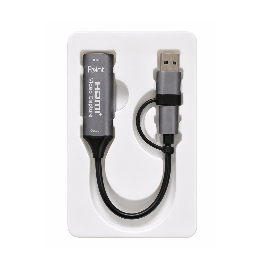 Point HDMI to Type-C + USB Video Capture Card