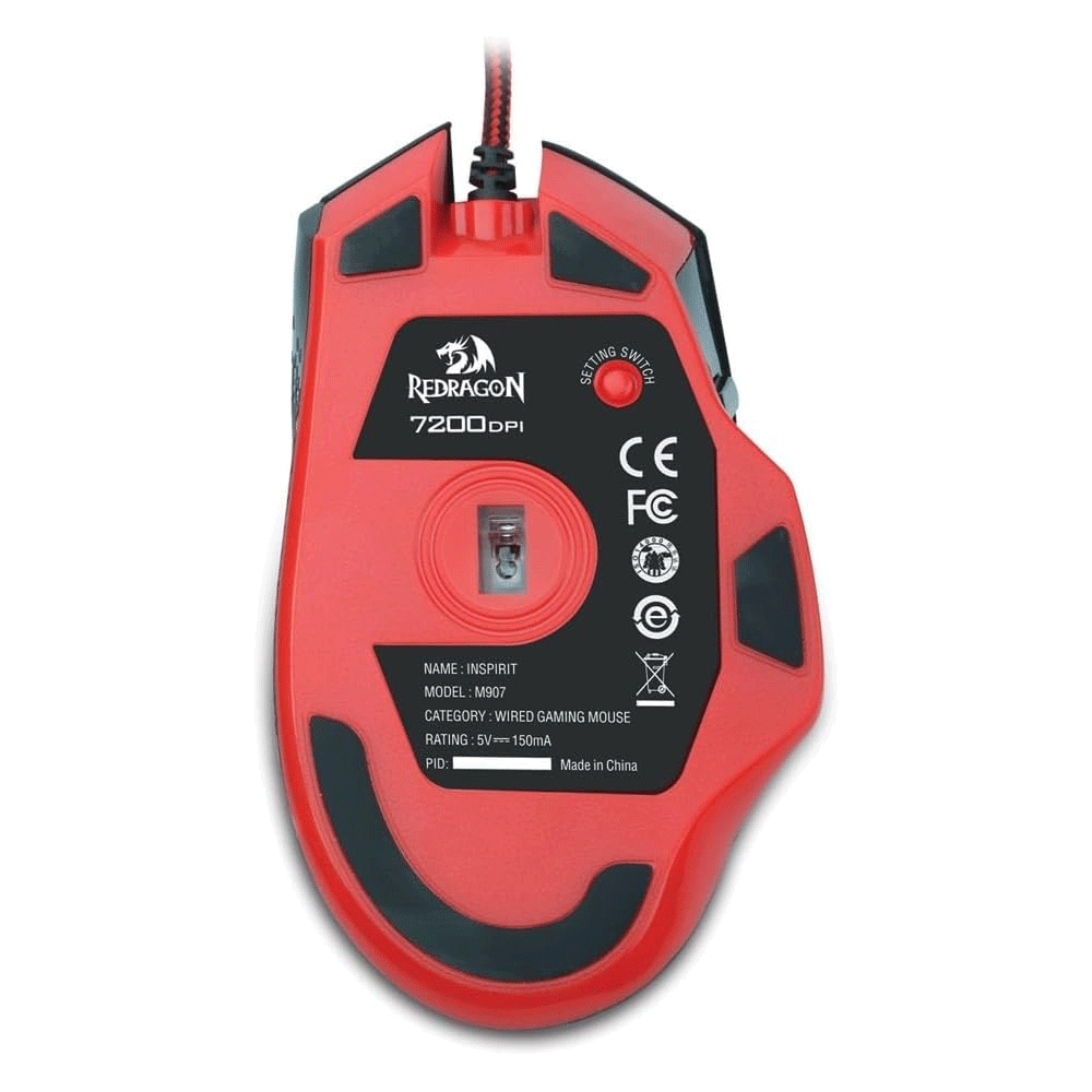 Redragon Inspirit 2 M907 RGB Wired Gaming Mouse