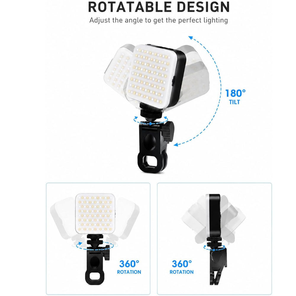 Plokama D80 Rechargeable  LED Light 7cm x 7cm