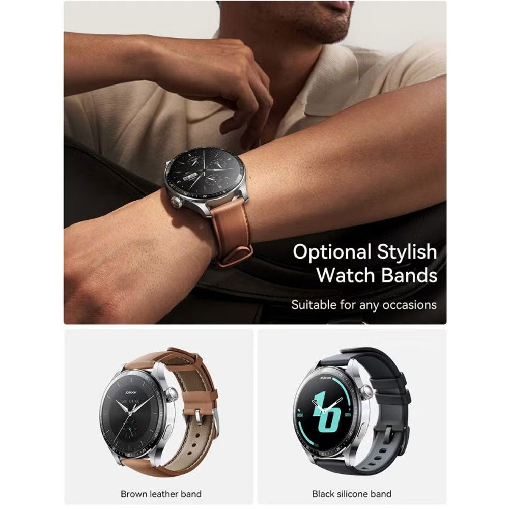 Joyroom JR-FC2 Pro Classic Series Smart Watch - Moonlight Silver