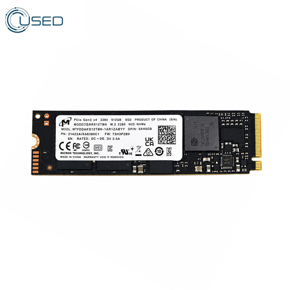 Micron 512GB NVMe M.2 SSD 2280 (Original Used)