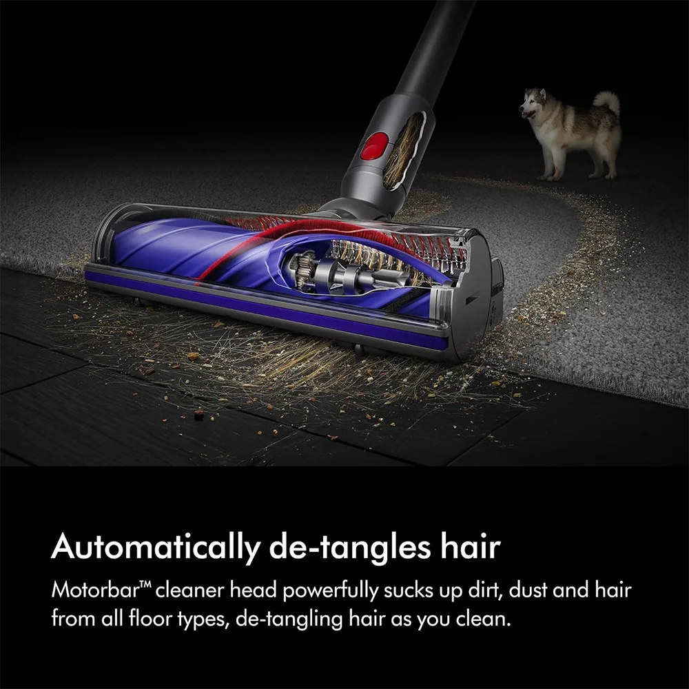 Dyson V8 Advanced Cordless Vacuum Cleaner 0.5L 425W - Silver/Nickel