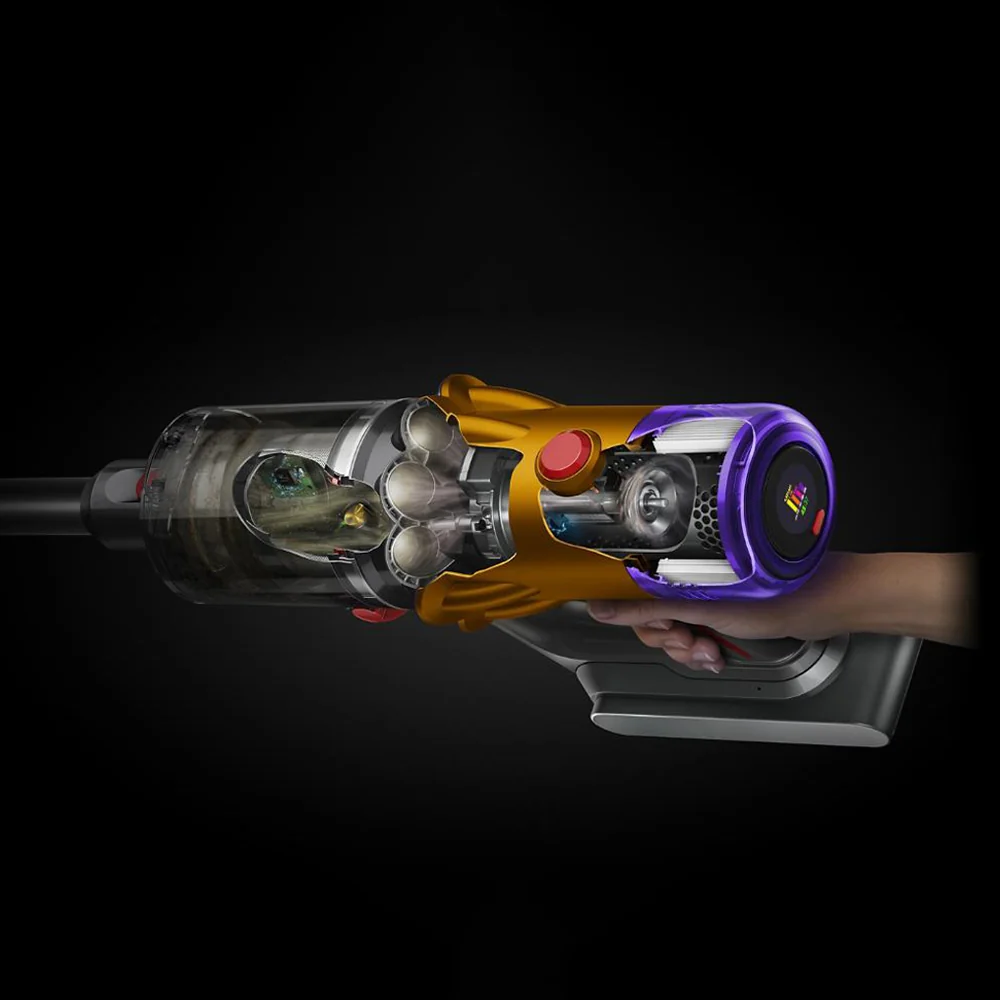 Dyson V12 Detect Slim Absolute Cordless Vacuum Cleaner 0.35L 545W - Yellow/Nickel