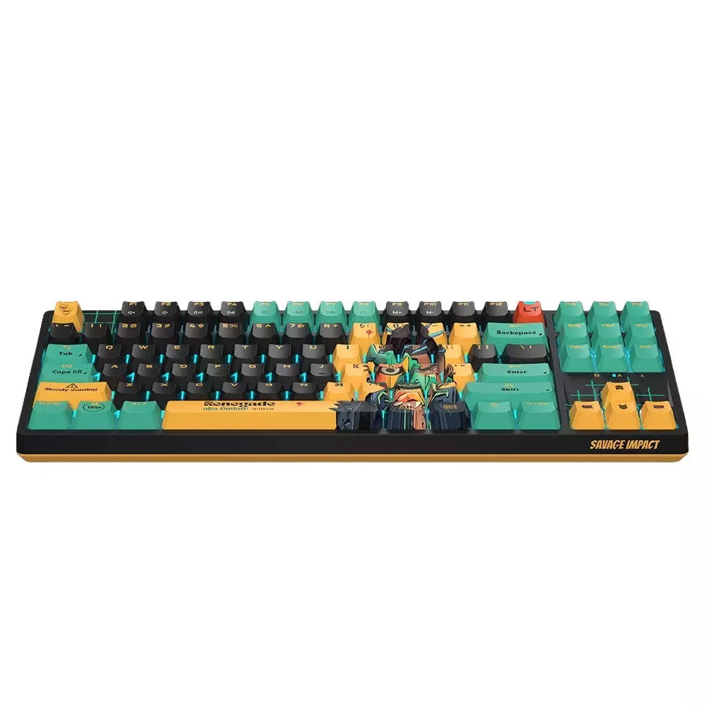 Bloody AT87 Alpha Optical Switch Wired Mechanical Gaming Keyboard - Renegade