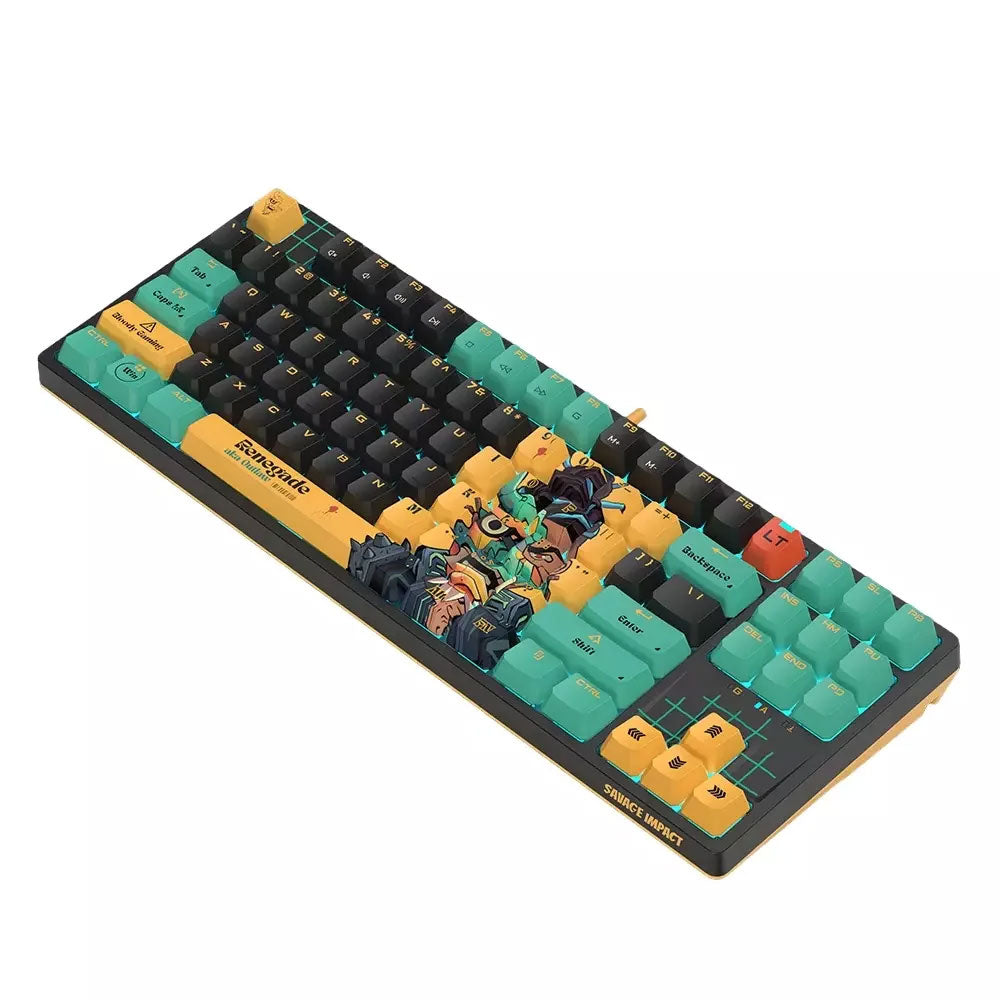 Bloody AT87 Alpha Optical Switch Wired Mechanical Gaming Keyboard - Renegade
