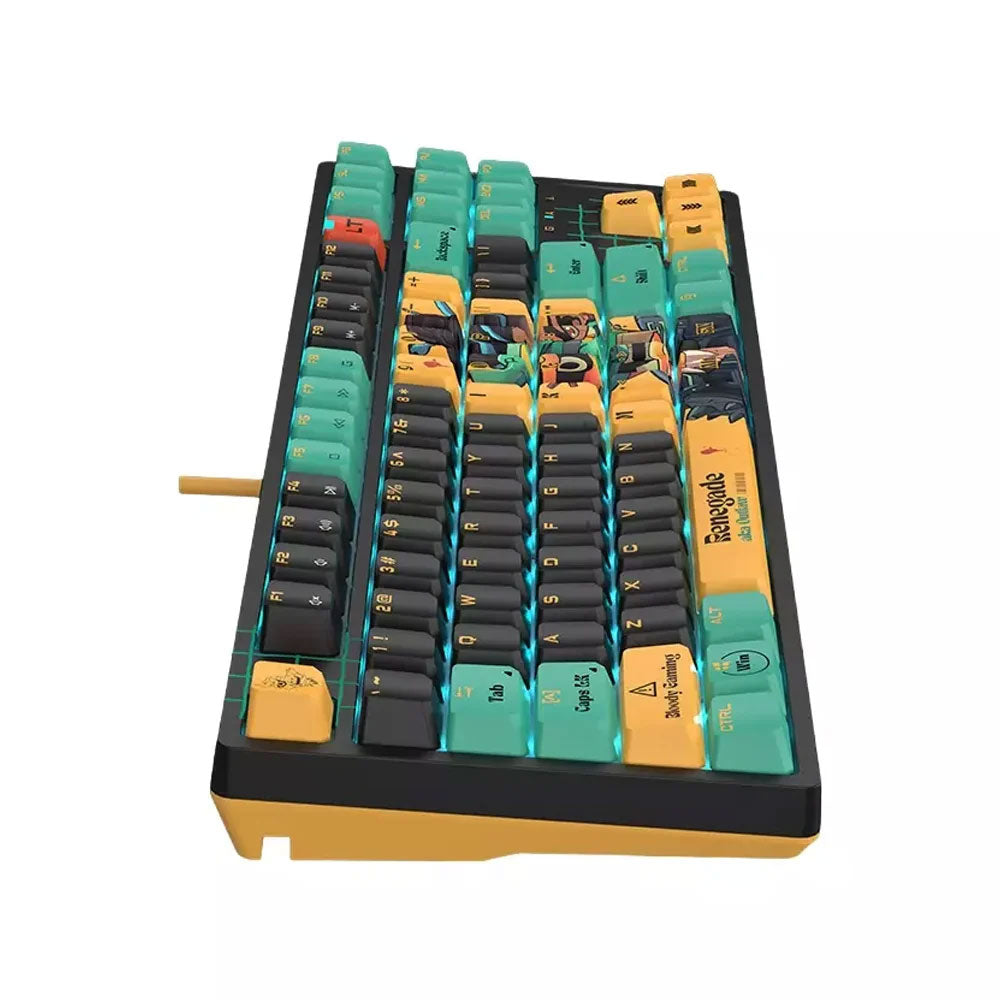 Bloody AT87 Alpha Optical Switch Wired Mechanical Gaming Keyboard - Renegade