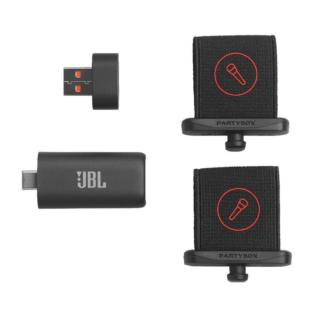 JBL EasySing Mics Wireless Micrphone (2 Pack) - Black