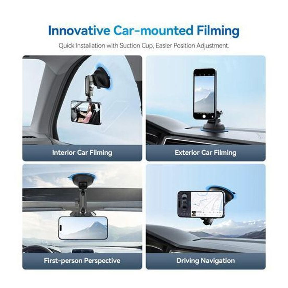 Telesin P3-SUS-02 Magnetic Suction Phone Mount Car Holder