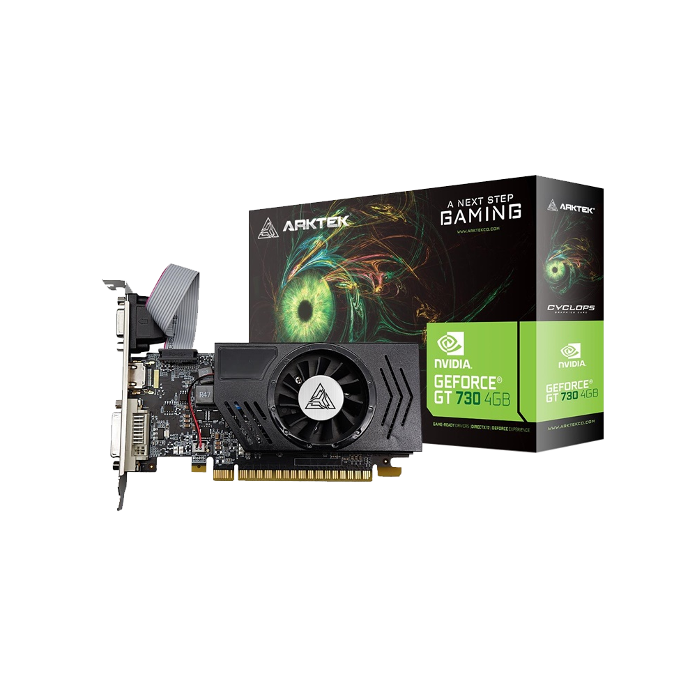 VGA ARKTEK GeForce GT730 LP 4G DDR3