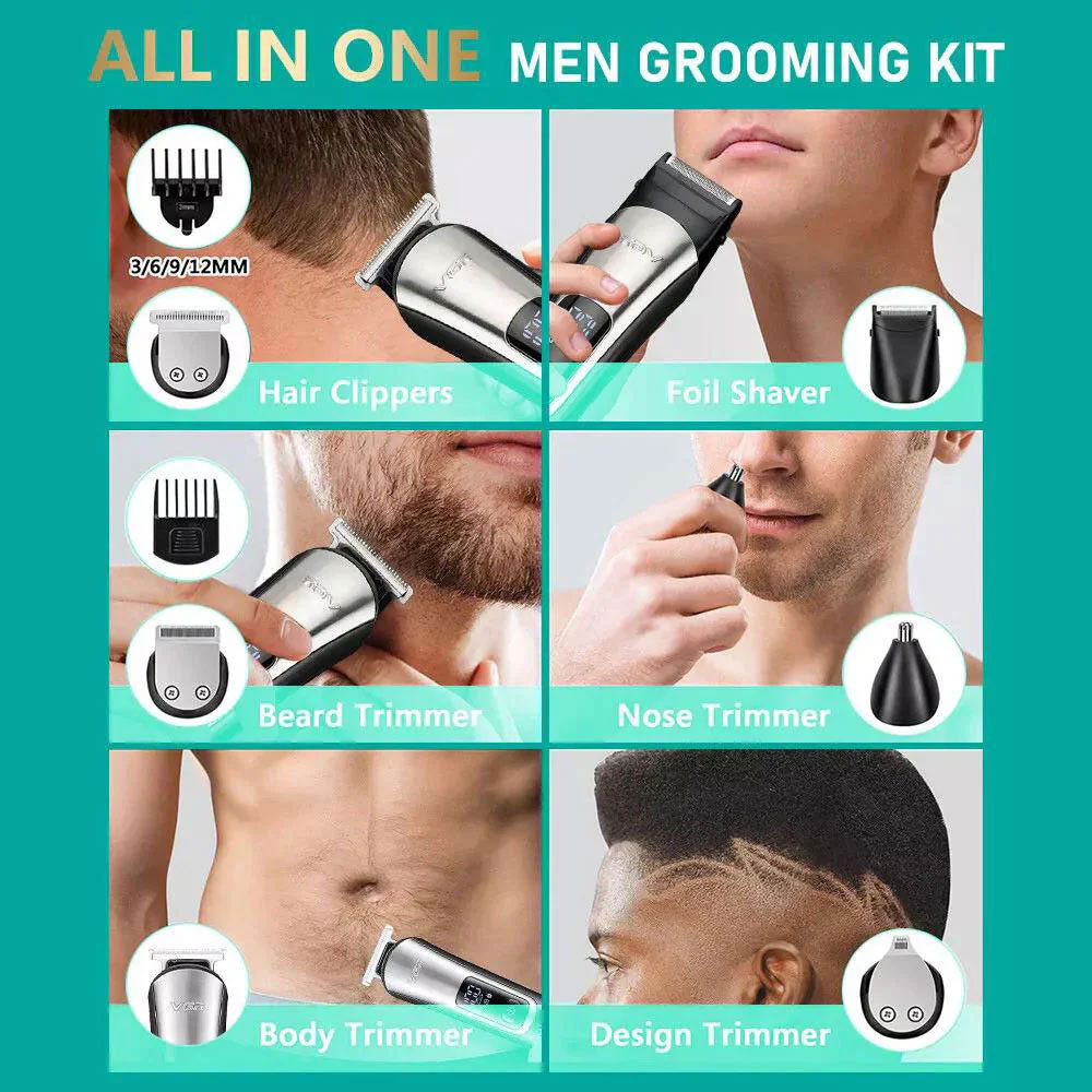 VGR V-111 5-in-1 Professional Grooming Kit