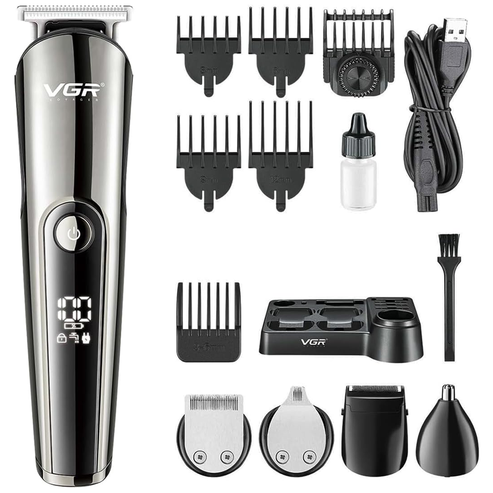 VGR V-107 11-in-1 Professional Grooming Kit