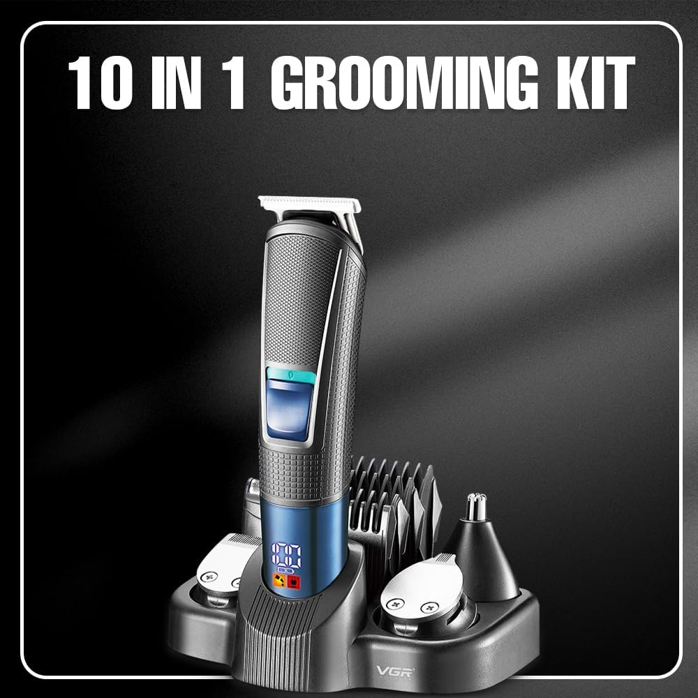 VGR V-108 10-in-1 Professional Grooming Kit