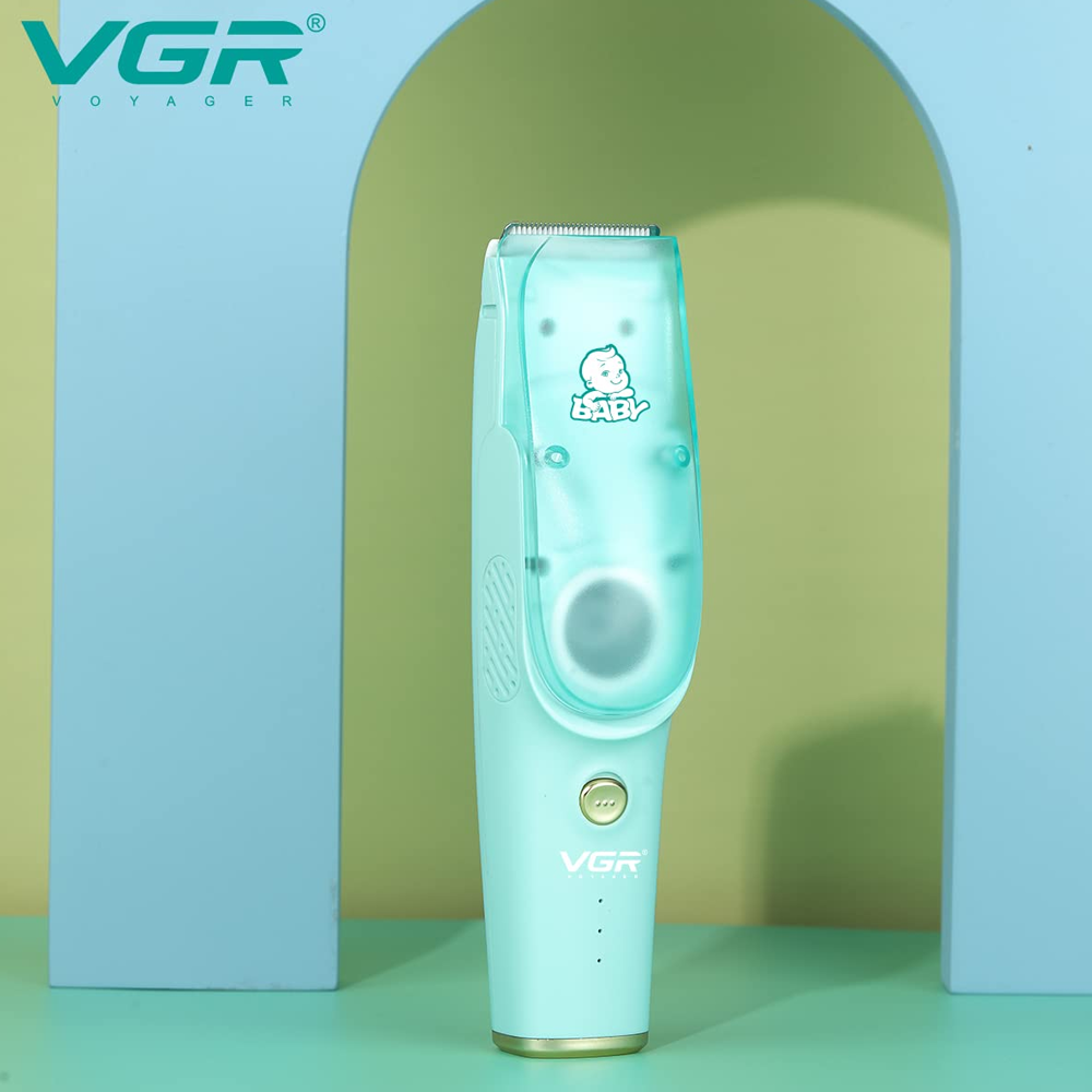 VGR V-151 Baby Vacuum Hair Clipper - Green