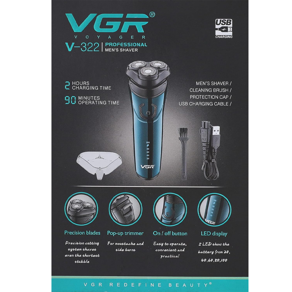 VGR V-322 Professional Men’s Shaver