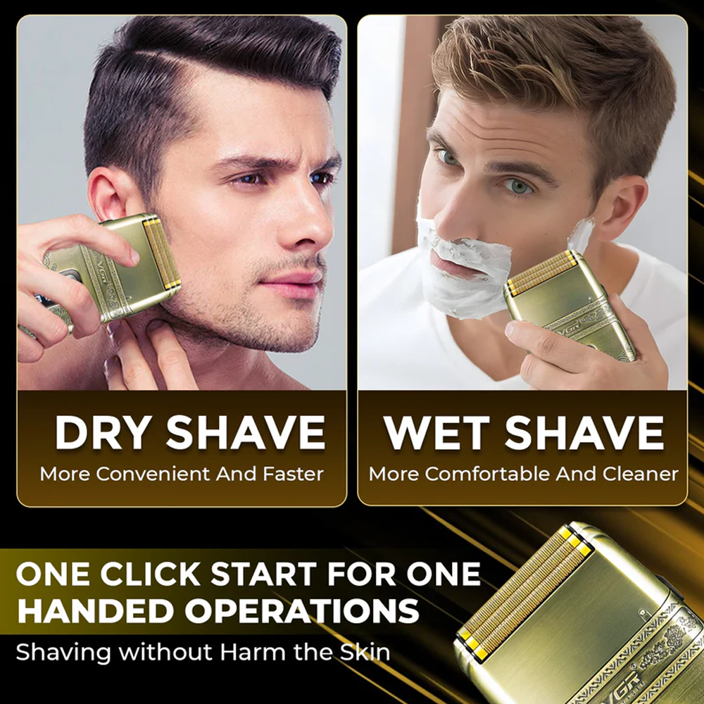 VGR V-335 Professional Foil Shaver - Gold