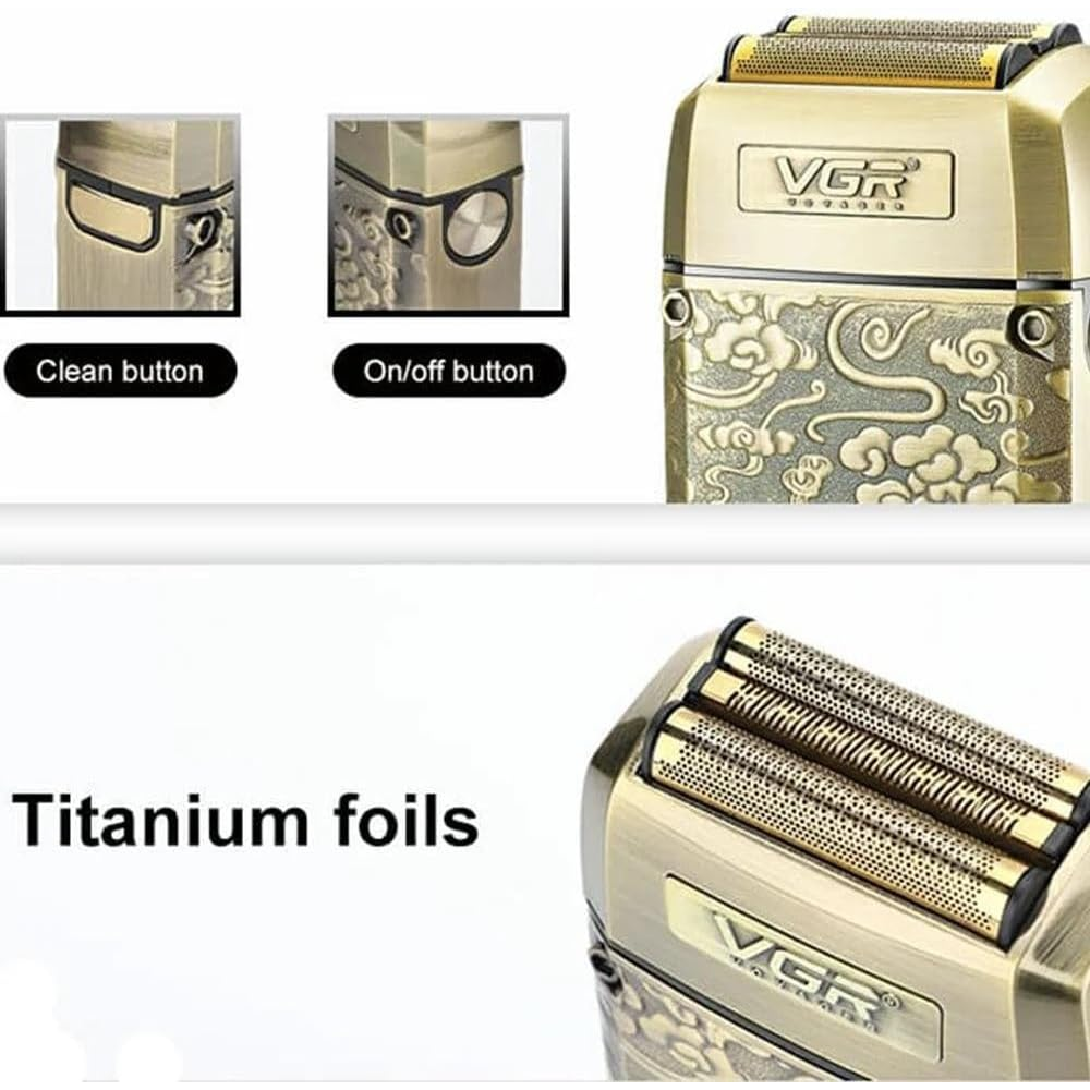 VGR V-336 Professional Foil Shaver - Gold