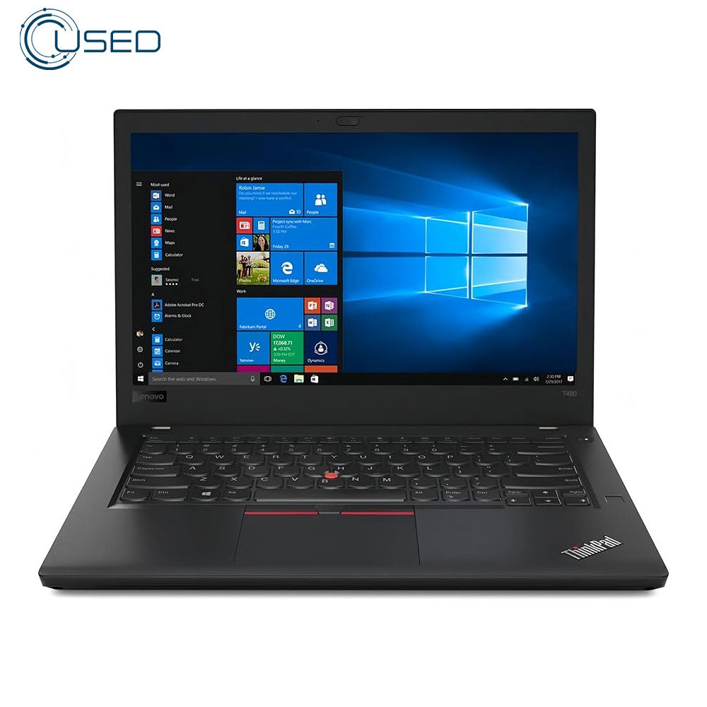 Laptop Used Lenovo ThinkPad T480S (i7/8650U - 8G DDR4 - 256G M.2 NVMe - Intel HD Graphics 620 - Cam - Touch 14.0 Inch)