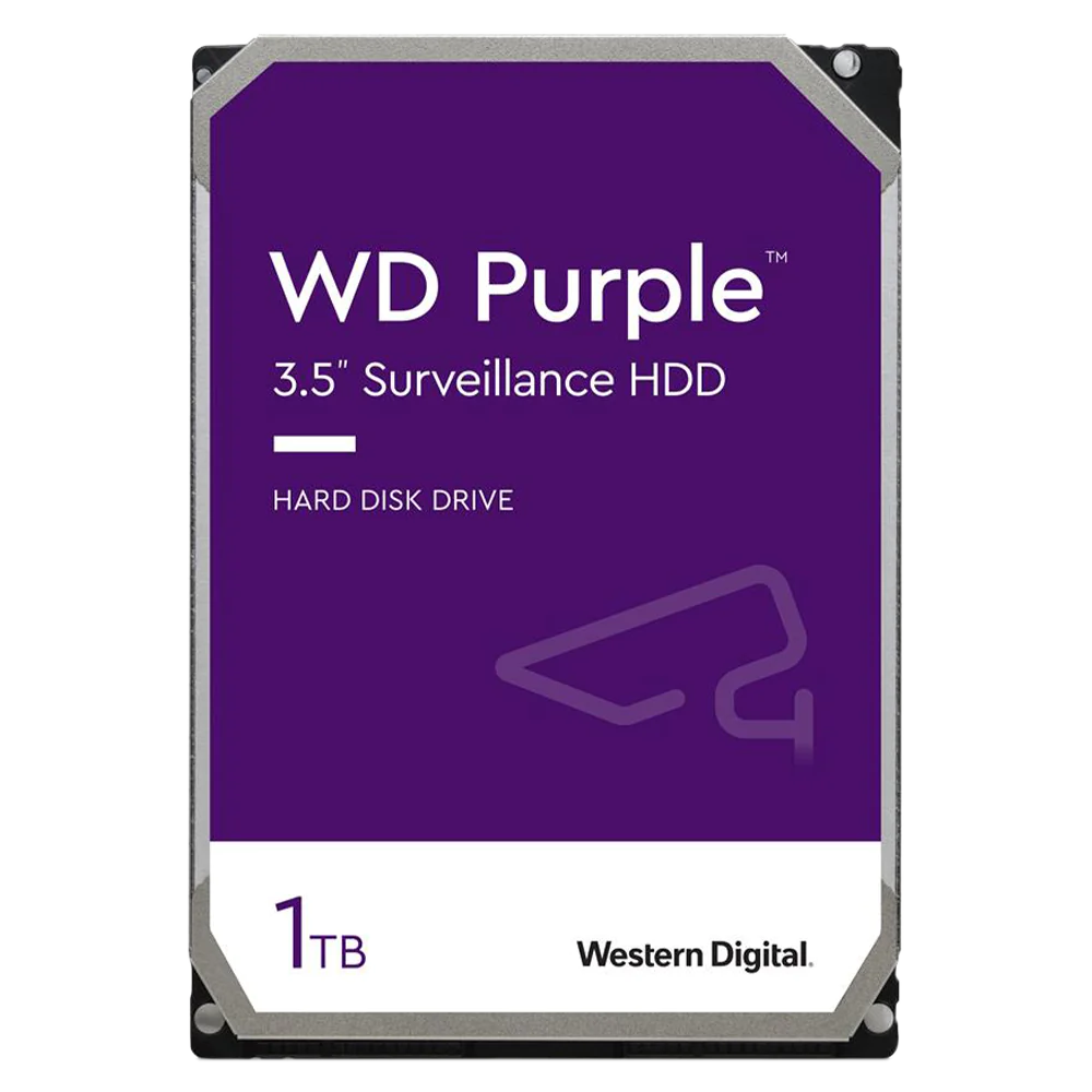 HDD Internal CCTV 3.5 Inch Western Digital Purple 1T (R 1Y)