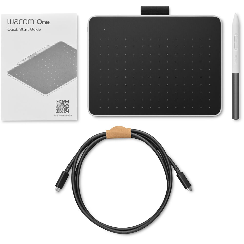 Wacom One CTC6110WLW1B Pen Tablet Medium Bluetooth - White