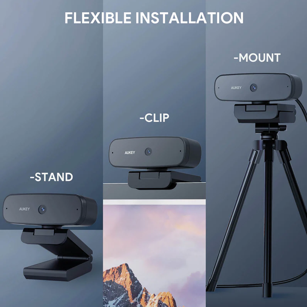 Webcam Buckle Aukey PC-w3