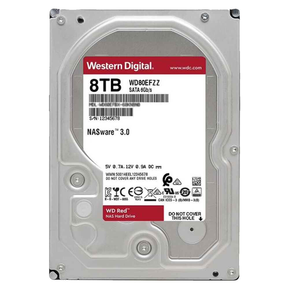 Western Digital Red Plus 8TB 3.5 Inch Server HDD