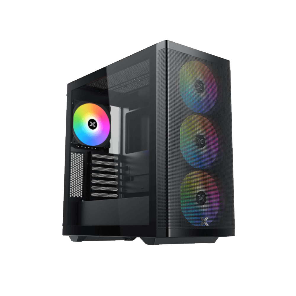 Xigmatek Osiris ARGB BTF Gaming Super Tower Case + Asgard 80 Plus Bronze 750W Power Supply